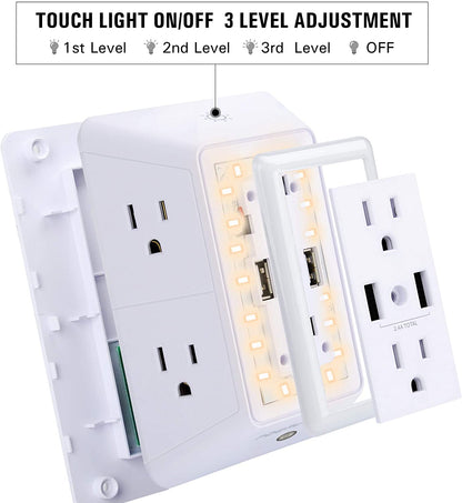 MultiPlug™ Outlet Extender w/ Surge Protector