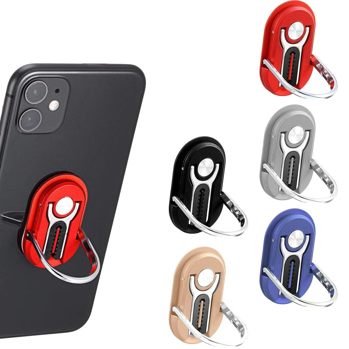 Multipurpose Mobile Phone Holder - 360 Degree  Car Air Vent Grip Magnetic Finger Holder Bracket