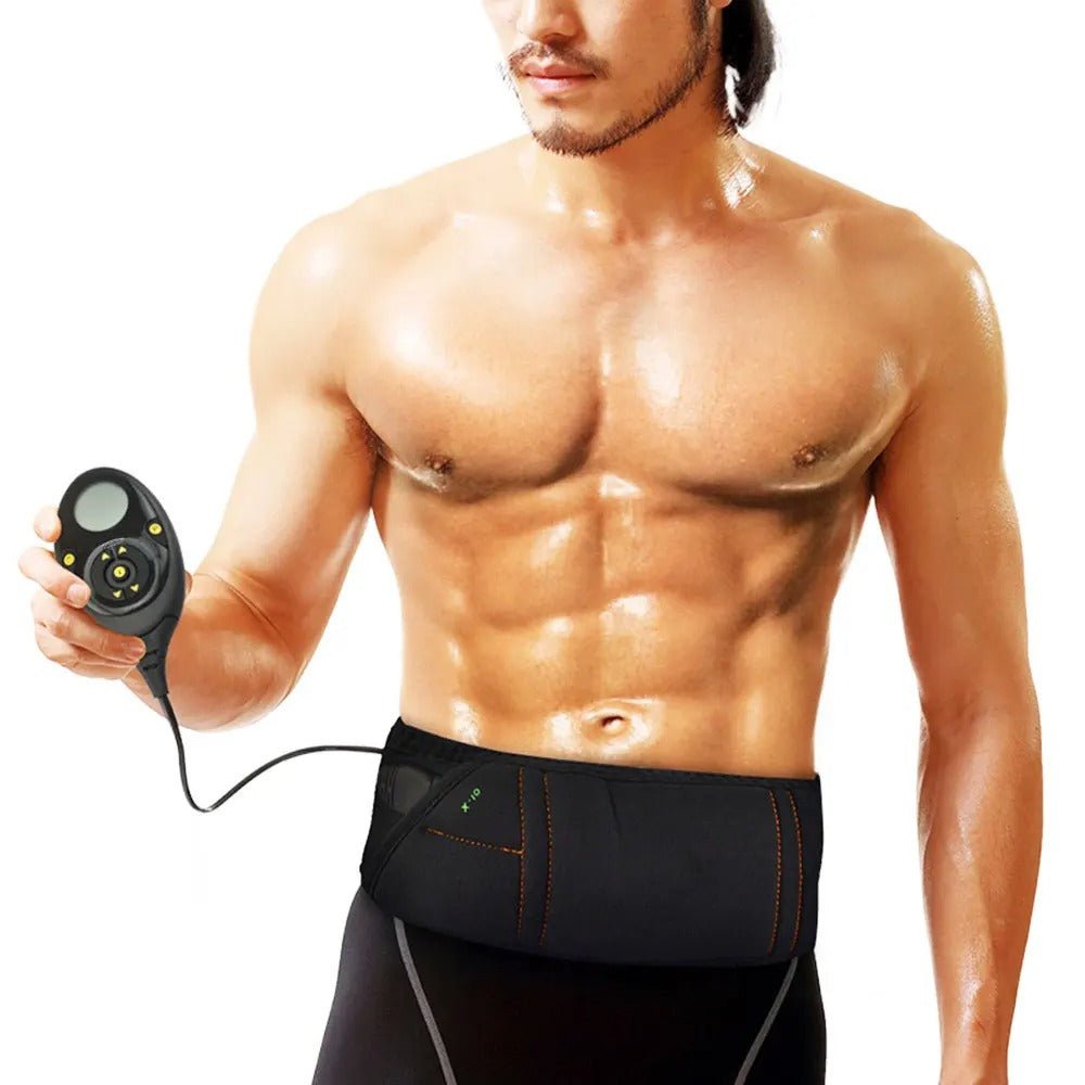 Muscle Toning Belt - EMS Electro Stimulation Abs Abdominal Muscle Smart Slimming Massage