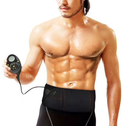 Muscle Toning Belt - EMS Electro Stimulation Abs Abdominal Muscle Smart Slimming Massage