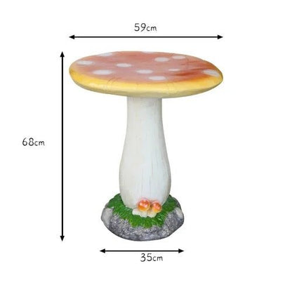 Mushroom-Inspired Outdoor Garden Table & Chair Set – Perfect for Your Balcony or Courtyard