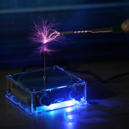 Musical Tesla Coil Plasma Speaker - Desktop Arc Plasma Wireless Transmission