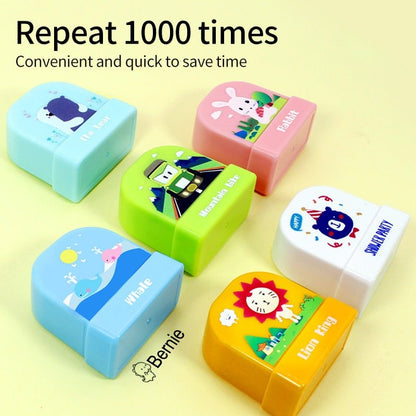 Name Stamp, Customized, Waterproof for Children Kids Students