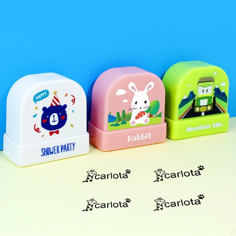 Name Stamp, Customized, Waterproof for Children Kids Students