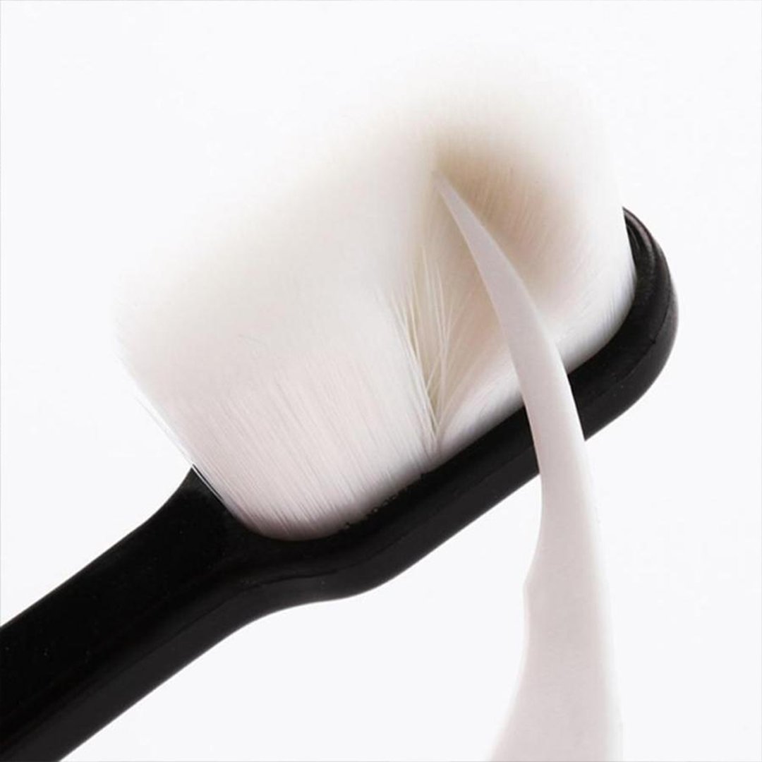 Extra-Soft Manual Toothbrush - Dense Ultra-Fine Bristles, Wide Wavy Head
