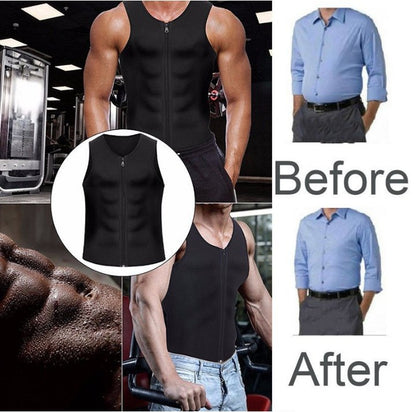 Compression Slimming Vest for Men and Women – Sculpting Shapewear for a Toned Waist & Chest, Perfect for Fitness & Fat Burning