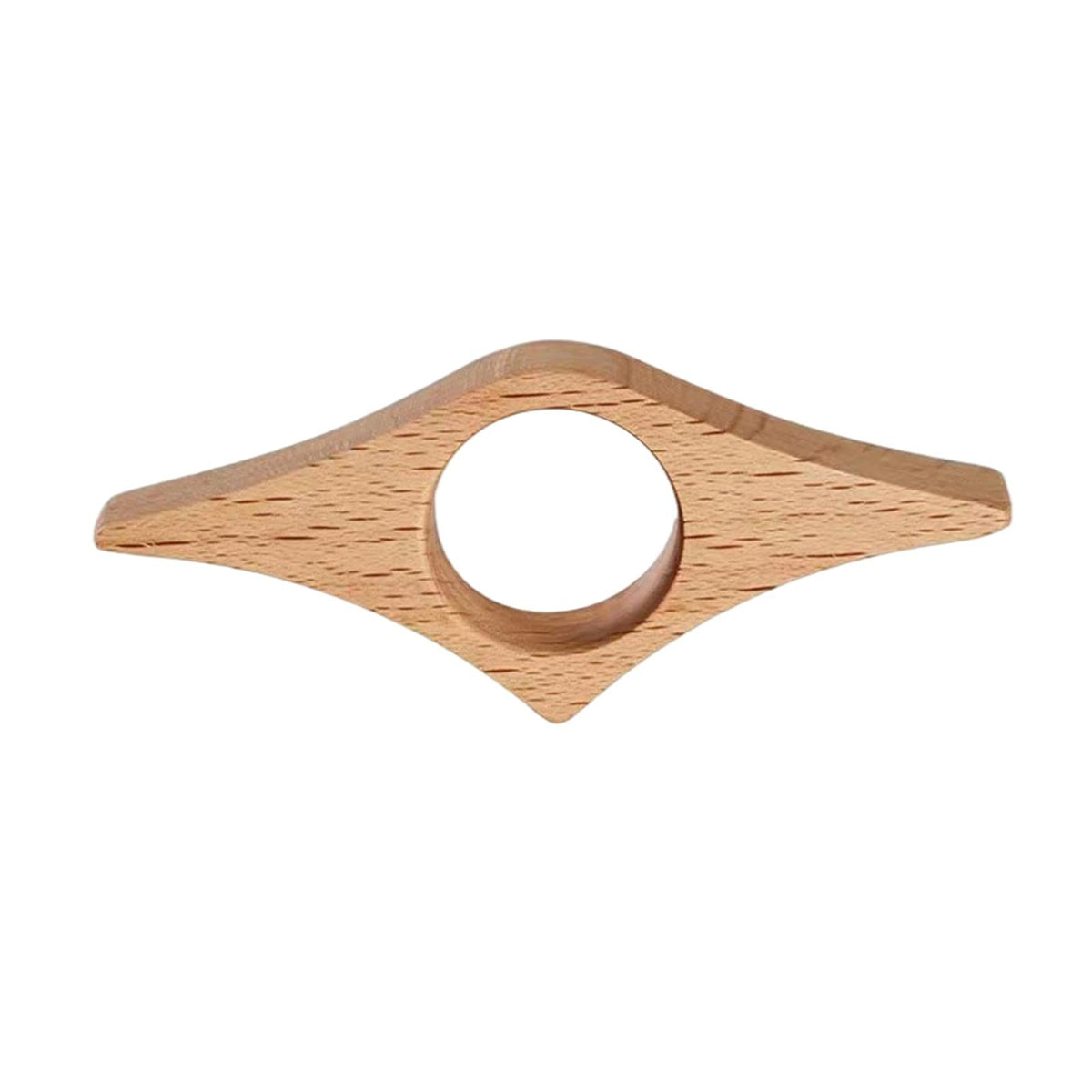 Natural Solid Wood Thumb Book Holder – One-Handed Reading Support, Perfect Gift for Book Lovers