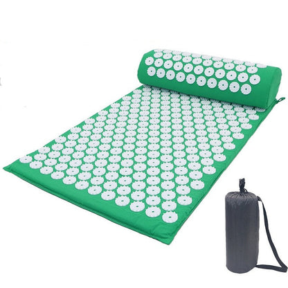 Acupressure Yoga Mat Set with Pillow