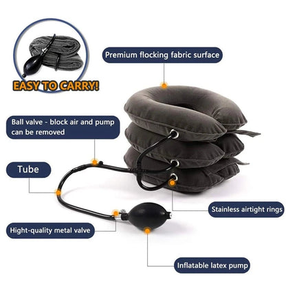 Shoulder And Neck Stretcher Collar - Relief of Chronic Pain through Alignment of Neck and Shoulders