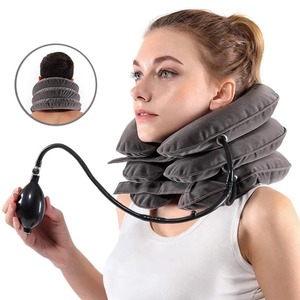 Shoulder And Neck Stretcher Collar - Relief of Chronic Pain through Alignment of Neck and Shoulders