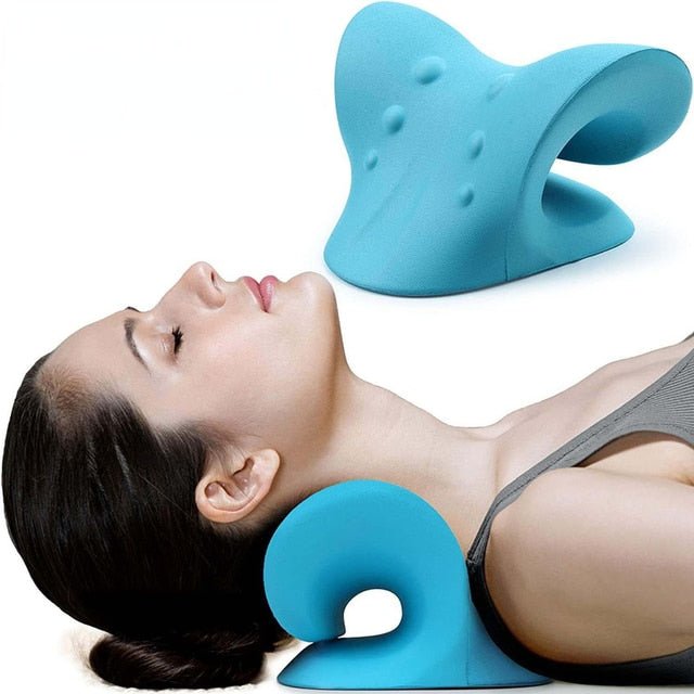 Neck Stretcher Pillow - Cervical Neck and Shoulder Relaxer