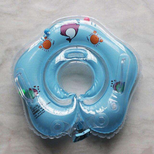 Inflatable Baby Neck Float - Safety Swimming Baby Neck Ring Tube