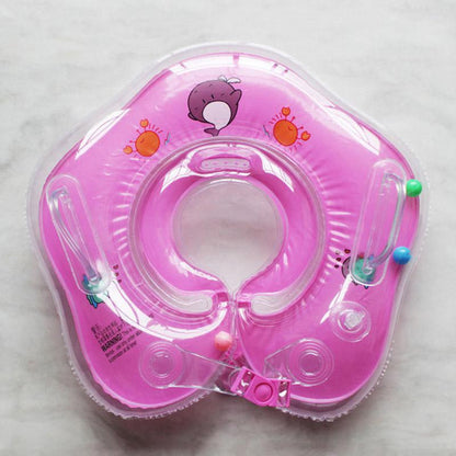 Inflatable Baby Neck Float - Safety Swimming Baby Neck Ring Tube