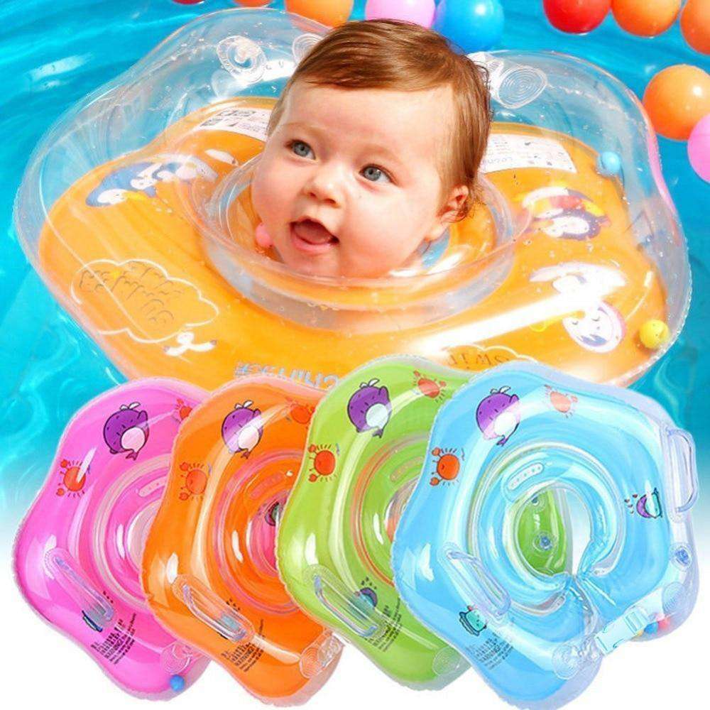Inflatable Baby Neck Float - Safety Swimming Baby Neck Ring Tube