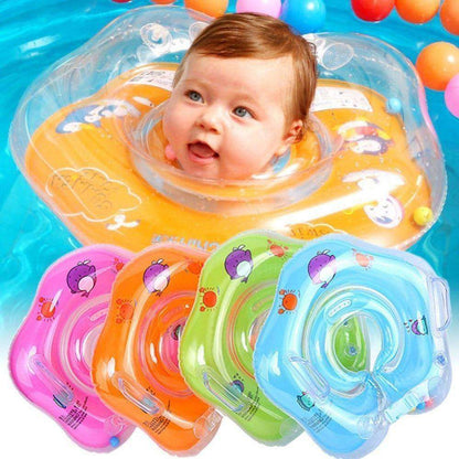 Inflatable Baby Neck Float - Safety Swimming Baby Neck Ring Tube