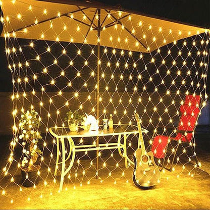 Net Mesh Solar Fairy Lights - Net String Lights Solar Powered