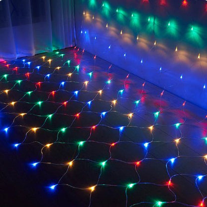 Net Mesh Solar Fairy Lights - Net String Lights Solar Powered