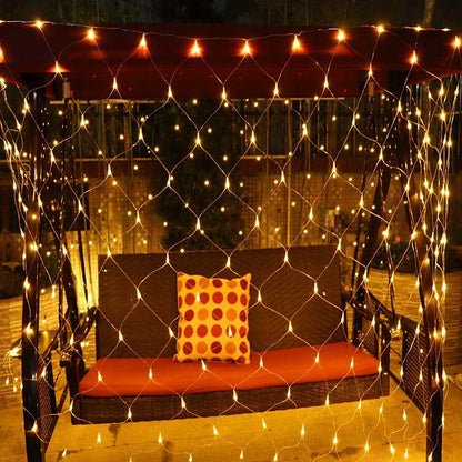 Net Mesh Solar Fairy Lights - Net String Lights Solar Powered