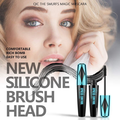 Lush Lashes Mascara - 4D Waterproof Silk Fiber Thick Lengthening Mascara