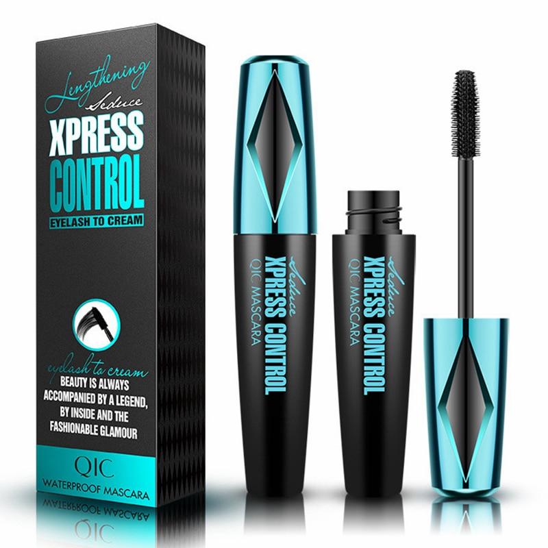 Lush Lashes Mascara - 4D Waterproof Silk Fiber Thick Lengthening Mascara