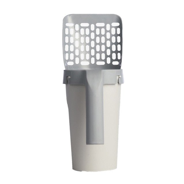 Cat Litter Shovel, Pet Litter Sifter, Sand Cleaning Pet Scooper with Waste Container