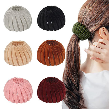 Women's Bird Nest Magic Hair Clip, Expandable, Retractable, Hair Claw Ponytail Holder