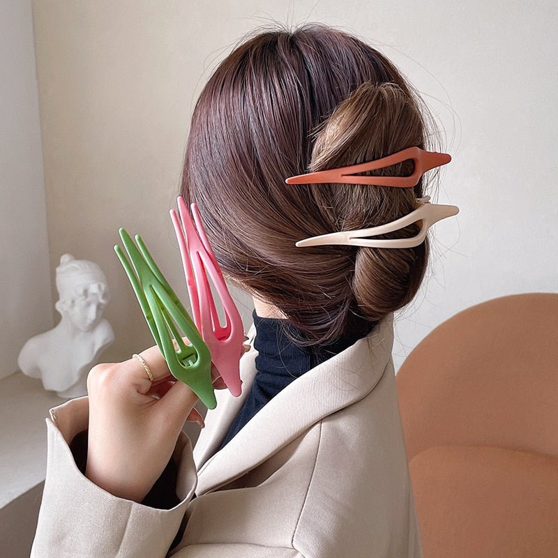 Women's Bird Nest Magic Hair Clip, Expandable, Retractable, Hair Claw Ponytail Holder