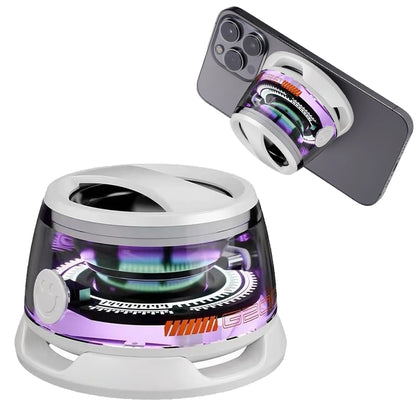 Magnetic Bluetooth Speaker & Phone Holder – Portable 2-in-1 Grip with 360° Smart Sound