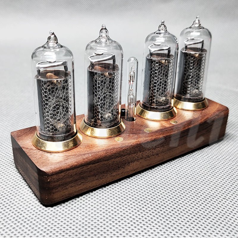 Nixie Tube Clock, Steampunk Modern Table Display, Retro Collection
