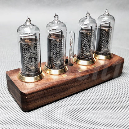 Nixie Tube Clock, Steampunk Modern Table Display, Retro Collection