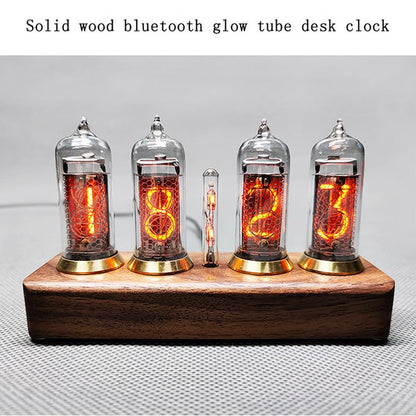 Nixie Tube Clock, Steampunk Modern Table Display, Retro Collection