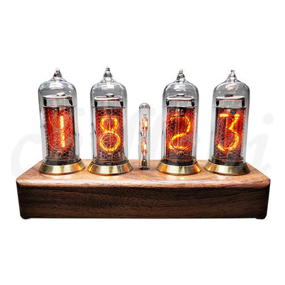 Nixie Tube Clock, Steampunk Modern Table Display, Retro Collection