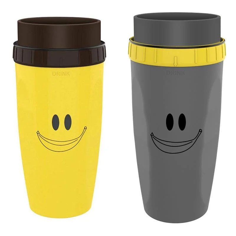 No Cover Twist Cup - Leak Proof and Insulated Revolutionary Twist Plastic Travel Mug, Lidless