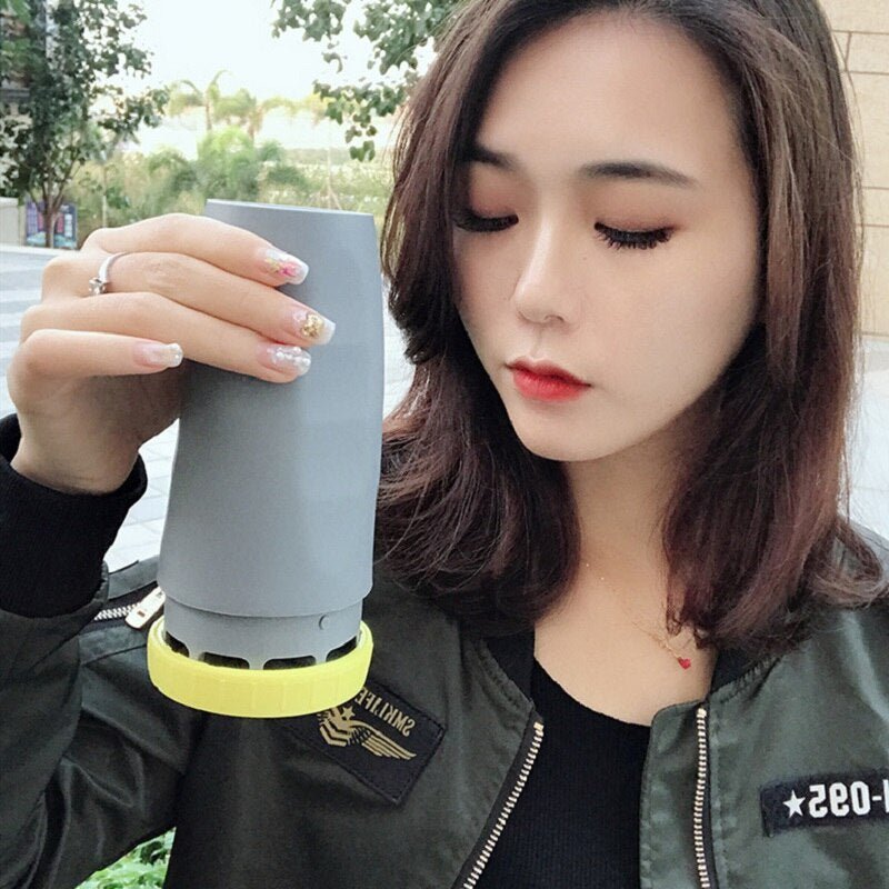 No Cover Twist Cup - Leak Proof and Insulated Revolutionary Twist Plastic Travel Mug, Lidless