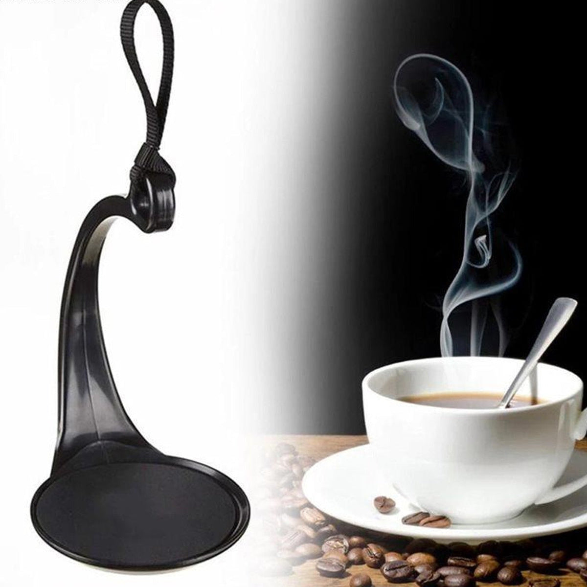 No Spill Cup Holder With Lanyard, Portable Anti-shaking Cup Mug Holder