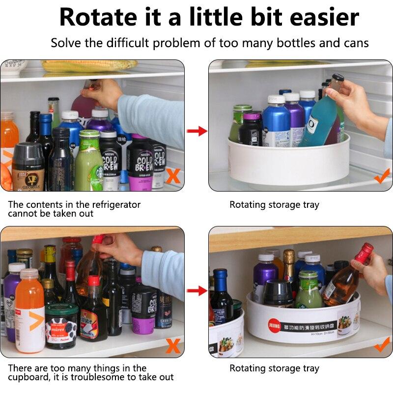 Non-Slip 360° Rotating Kitchen Rack