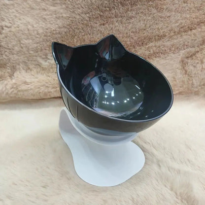 Non-Slip Dual Cat & Dog Feeding Bowls – Stylish Pet Feeder with Stand for Food & Water