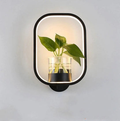 Nordic Planter Lamp - Simple Creative Wall Light for Bedroom Living Room Dining Corridor Wall