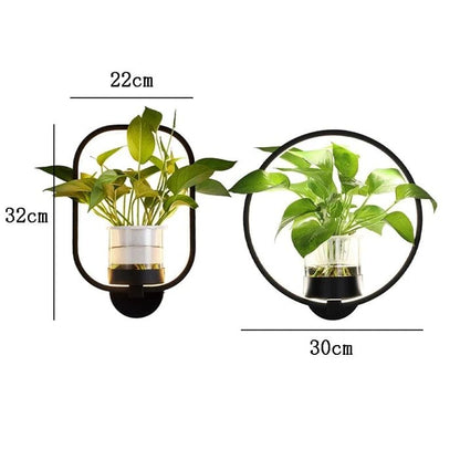 Nordic Planter Lamp - Simple Creative Wall Light for Bedroom Living Room Dining Corridor Wall