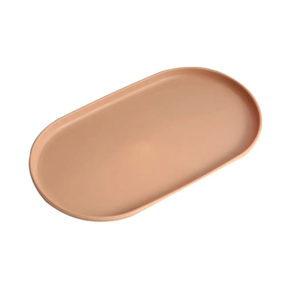 Nordic-Style Stackable Oval Dessert Tray – Reusable Serving Platter for Weddings, Parties, and Everyday Chic Storage