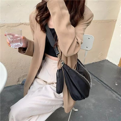 Nylon Shoulder & Crossbody Bag Set – Stylish & Versatile