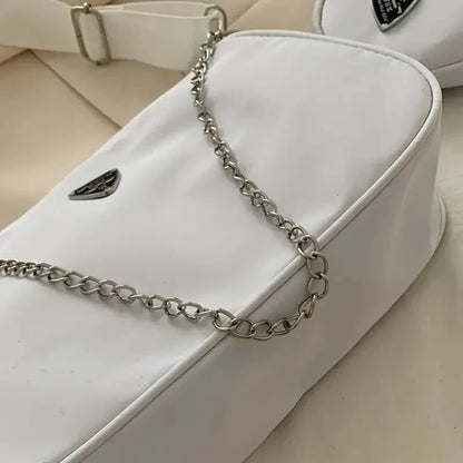 Nylon Shoulder & Crossbody Bag Set – Stylish & Versatile