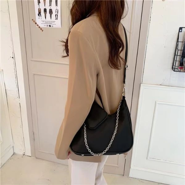 Nylon Shoulder & Crossbody Bag Set – Stylish & Versatile