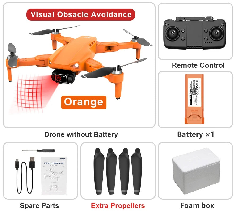 Drone with Camera – L900 Pro SE GPS RC Drone, Dual HD Camera, Foldable & Brushless