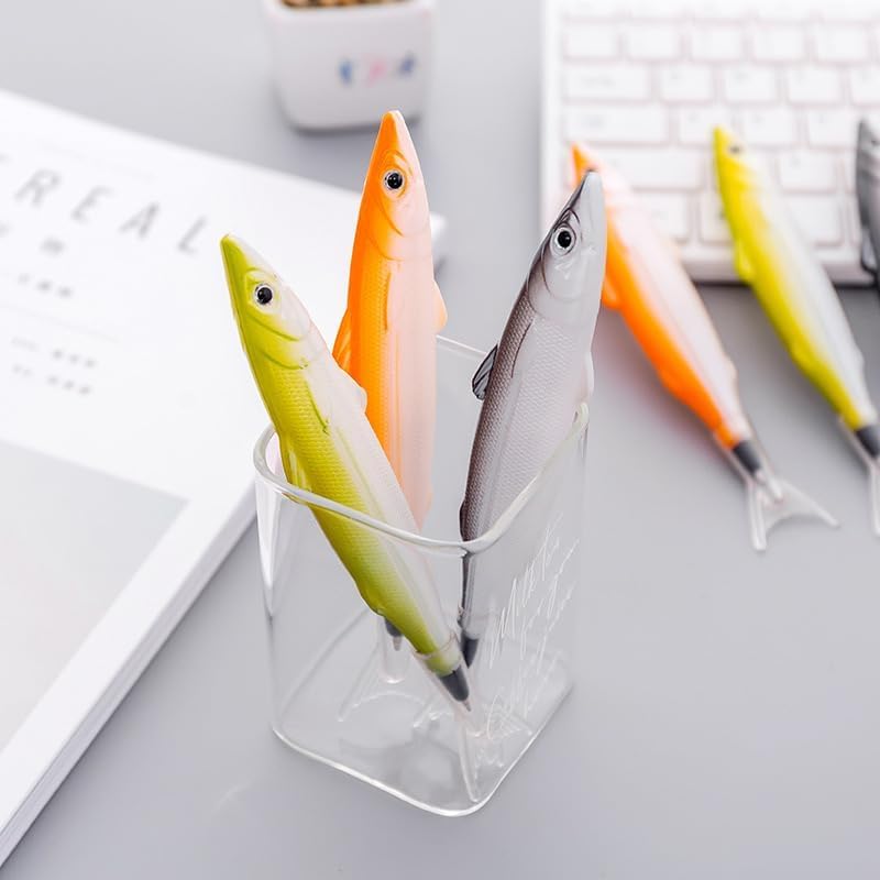 Ocean Fish Ballpoint Pen – 0.5mm Fine Tip for Smooth Writing, Perfect for Students & Creative Office Supplies