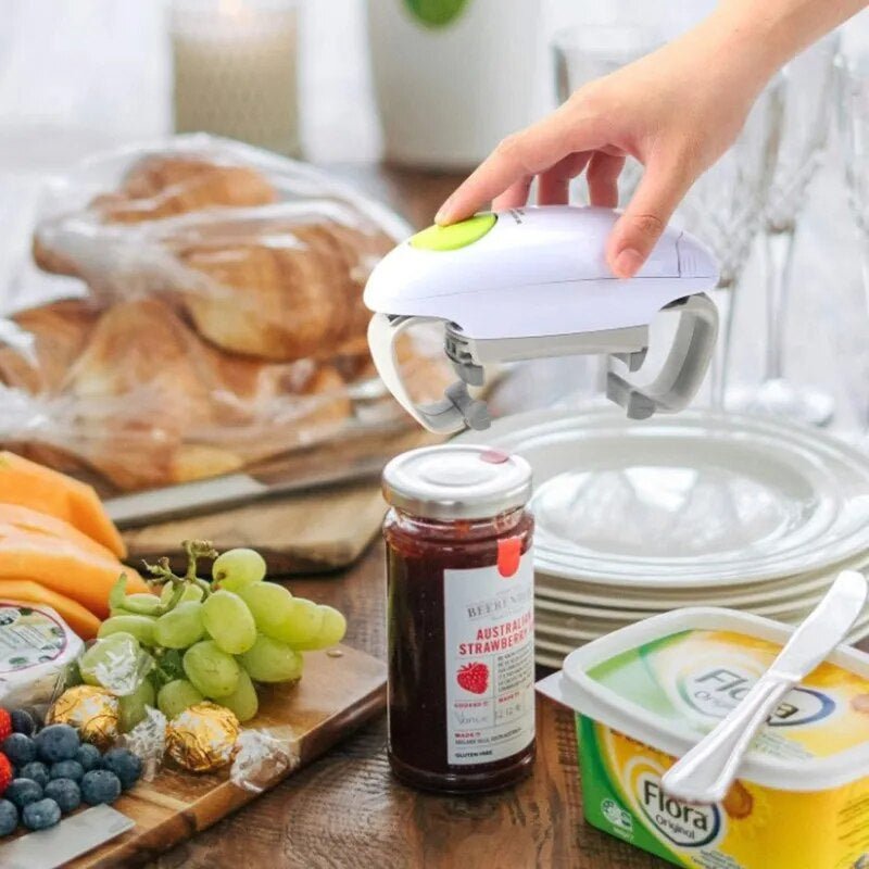 One Tap Jar Opener - Electric Handsfree Easy Jar Opener
