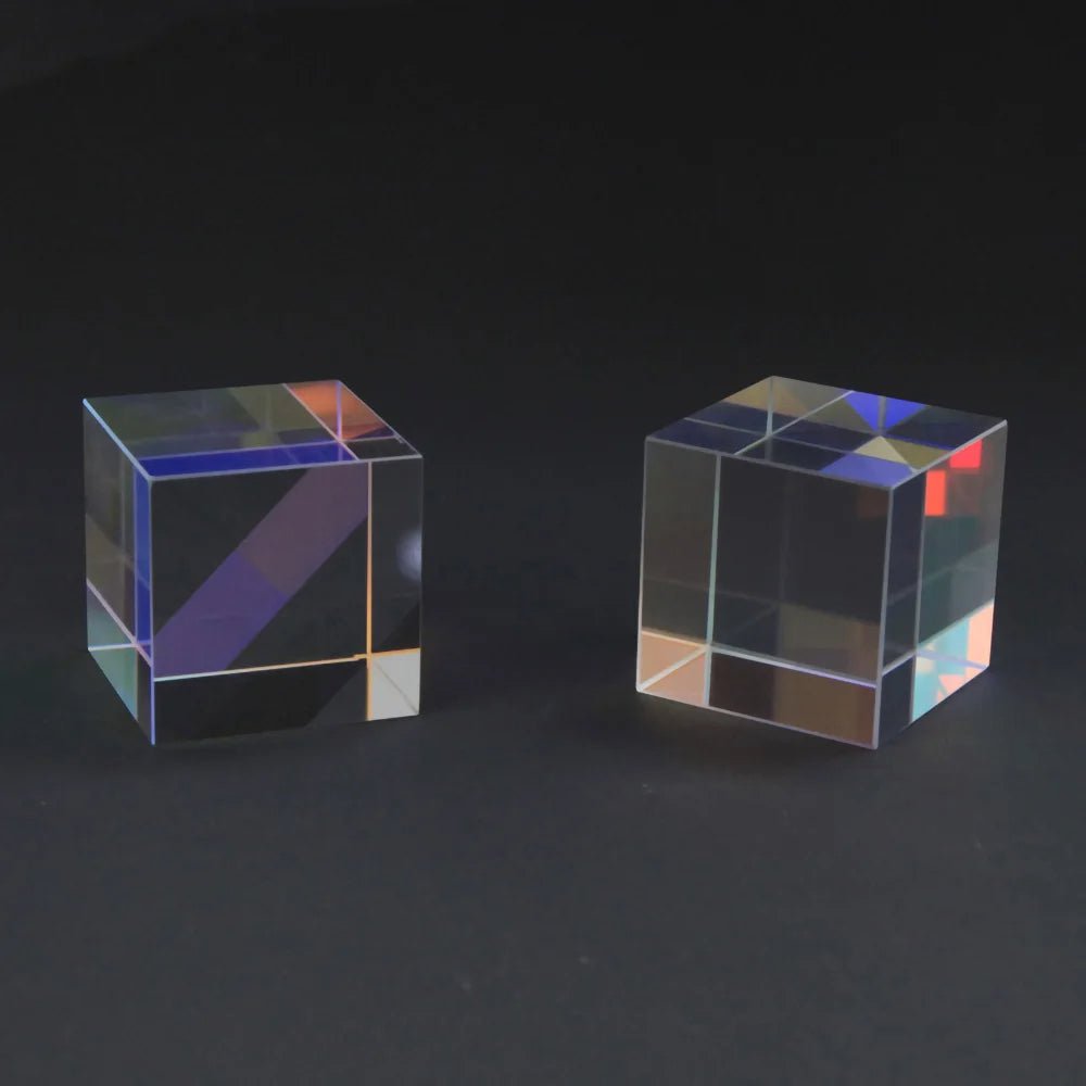 Optical Glass Prism Cube – 15mm Hexahedral Photography Gem for Home Décor & Creative Science Displays