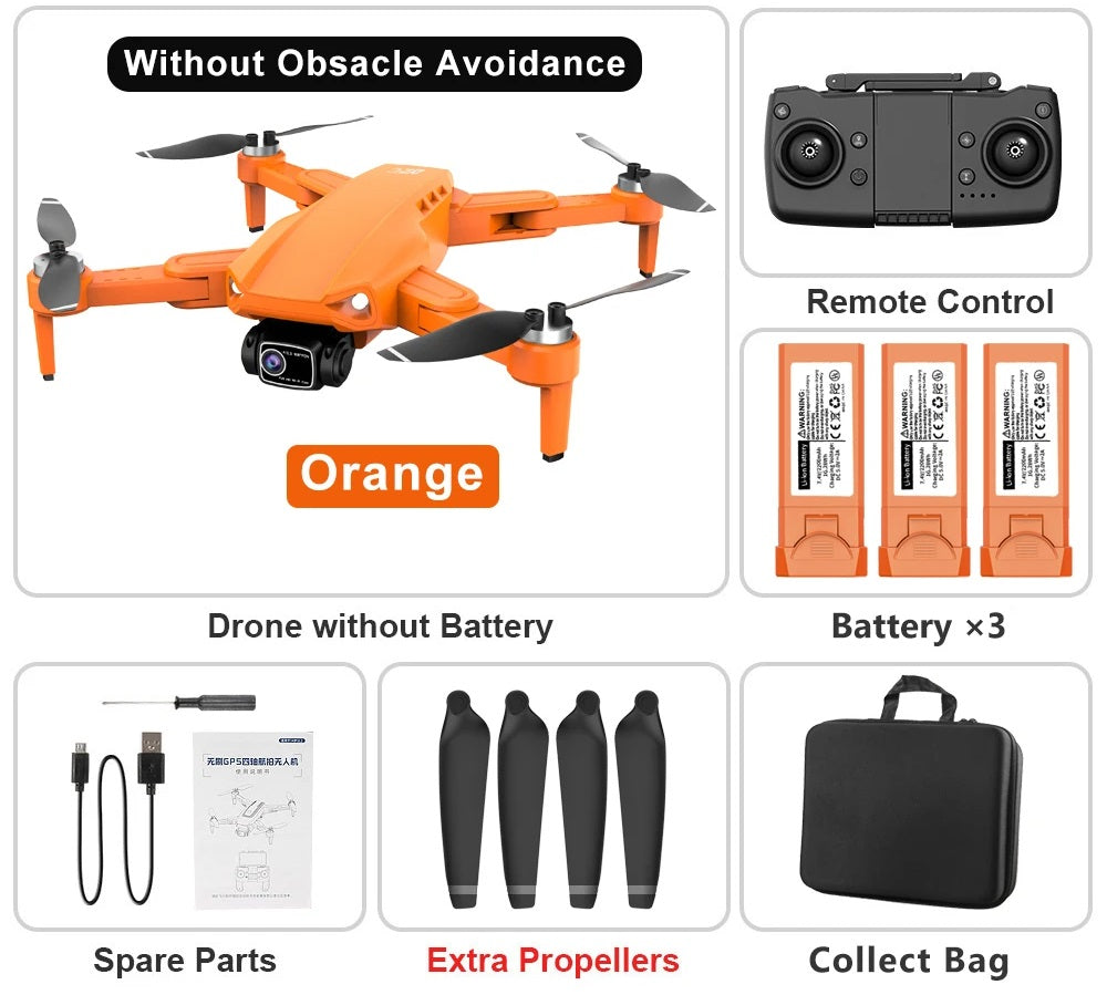 Drone with Camera – L900 Pro SE GPS RC Drone, Dual HD Camera, Foldable & Brushless