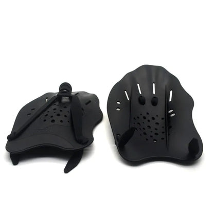 Swim Training Paddles - Adjustable Hand Fins for Adults & Kids, Enhance Stroke Efficiency, Water Resistance & Swim Power