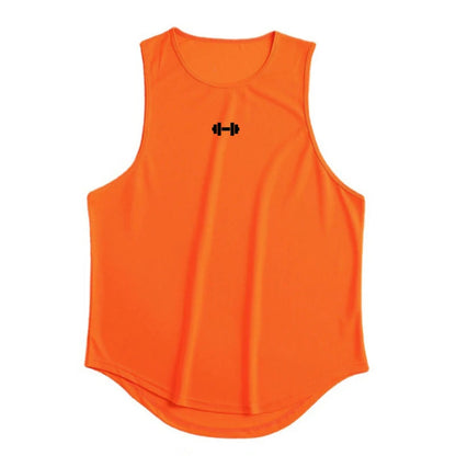 Men’s Summer Gym Tank Top – Quick-Dry Sleeveless Workout Shirt for Fitness & Basketball